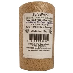 America's Acres Safe Wrap Self-Adhesive Bandage