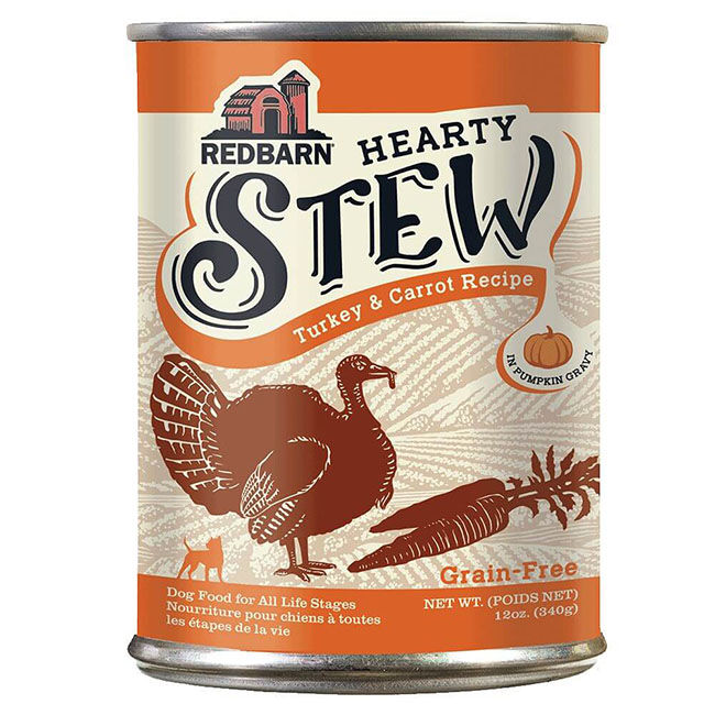 RedBarn Hearty Stew Dog Food - Turkey & Carrot Recipe - 12 oz image number null