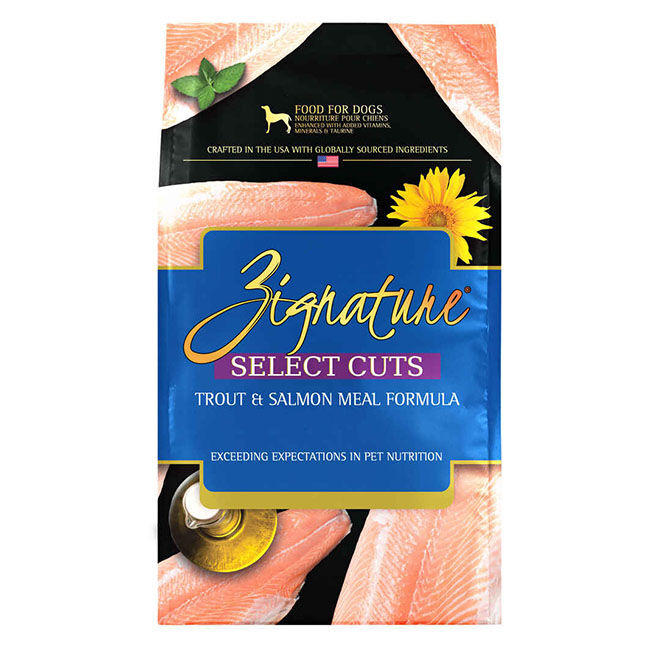 Zignature Select Cuts Dry Dog Food - Trout image number null