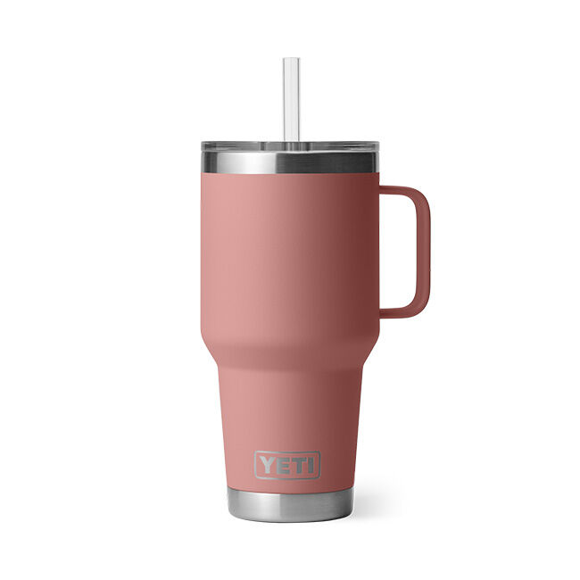 YETI Rambler 35 oz Straw Mug - Sandstone Pink image number null