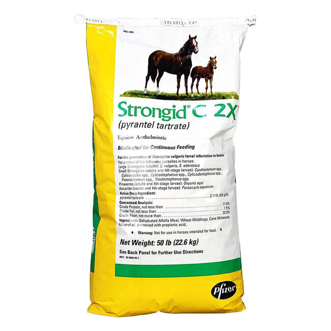 Zoetis Strongid C 2X 50lb bag image number null