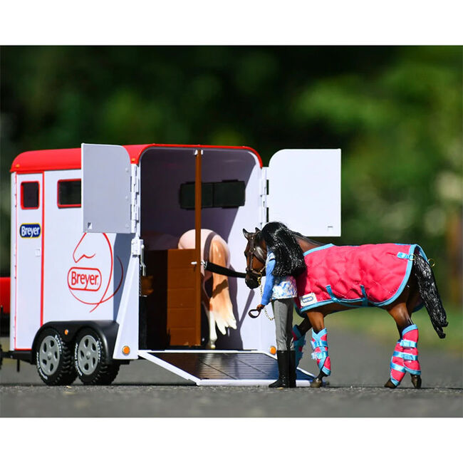 Breyer Traditional Series Two-Horse Trailer image number null