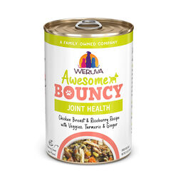 Weruva Awesome Bouncy Dog Food - Chicken Breast & Riceberry with Veggies, Turmeric & Ginger - 14 oz