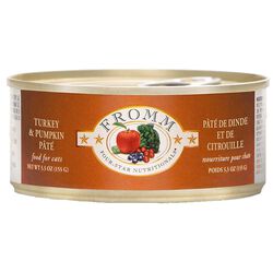 Fromm Four-Star Cat Food - Turkey & Pumpkin P&acirc;t&eacute; - 5.5 oz