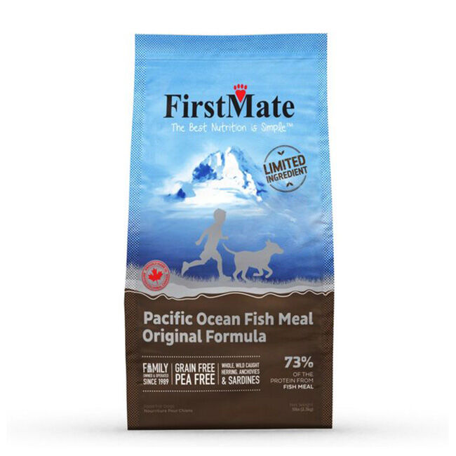 FirstMate Limited Ingredient Dog Food - Pacific Ocean Fish Meal with Blueberries Formula image number null