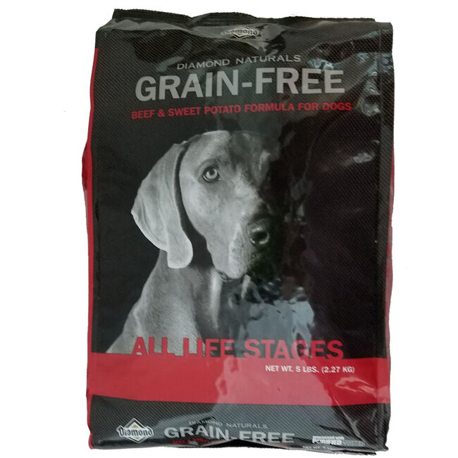 Diamond Naturals Grain-Free Beef & Sweet Potato Dry Dog Food image number null