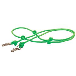 Tory Leather Poly Rope Knotted Barrel Rein