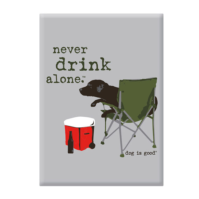 Wellspring Gift "Never Drink Alone" Magnet image number null