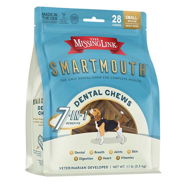 The Missing Link Smartmouth Dental Chews for Dogs image number null