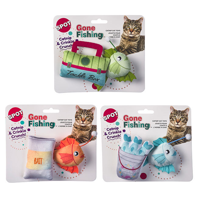 Spot Gone Fishing Cat Toys - 2-Pack - Assorted Designs image number null