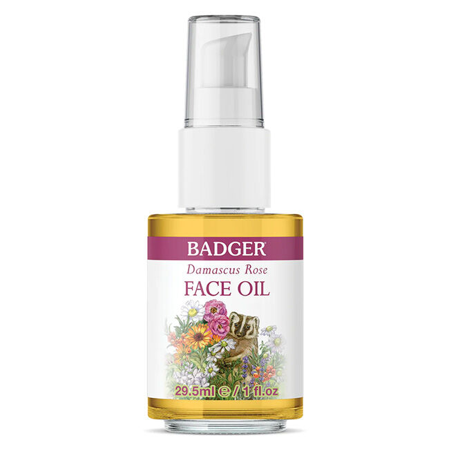 Badger Damascus Rose Face Oil image number null