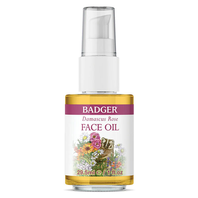 Badger Damascus Rose Face Oil image number null
