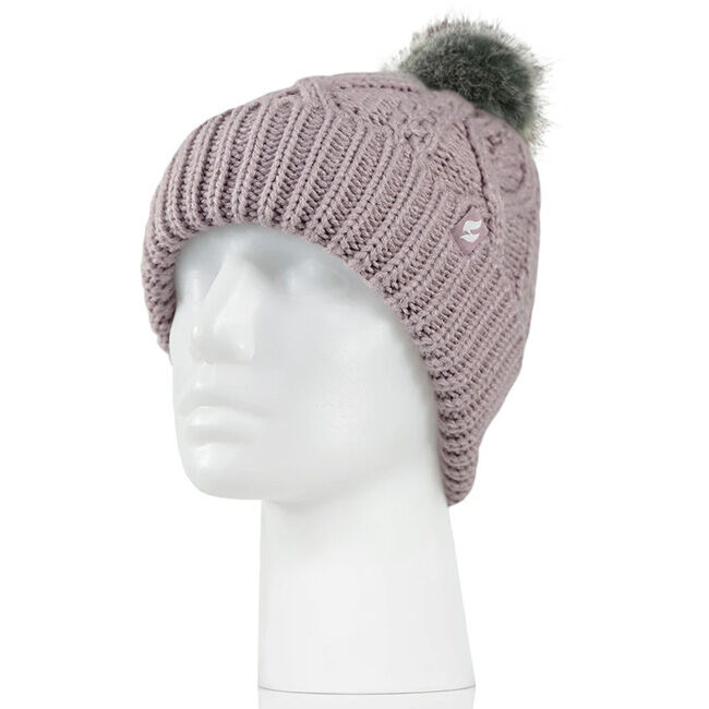 Heat Holders Women's Roll Up Pom Hat image number null