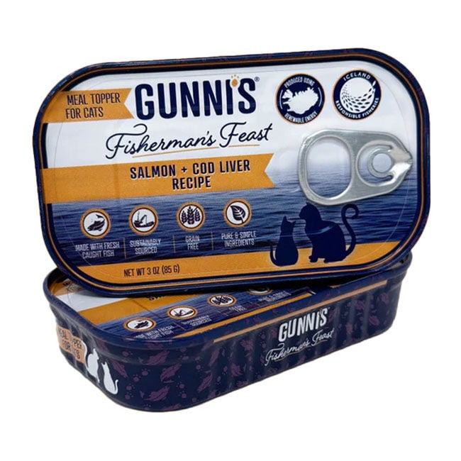 Gunni's Cat Food Topper - Salmon & Cod Liver Recipe - 3 oz image number null