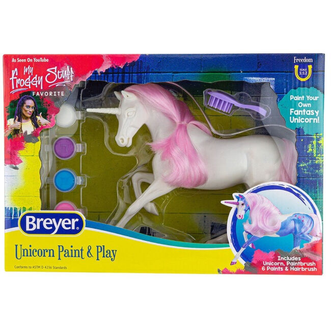 Breyer Freedom Series Unicorn Paint & Play Set image number null