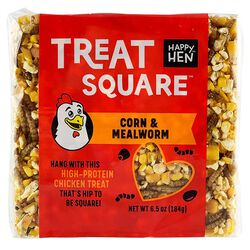 Happy Hean Treat Square - Corn & Mealworm - 6.5 oz