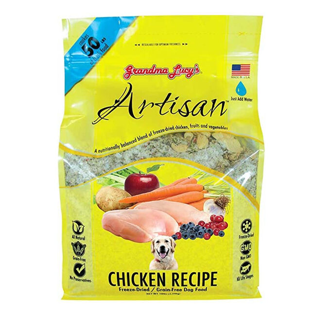 Grandma Lucy's Artisan Chicken Freeze Dried Grain Free Dog Food 10 lb image number null