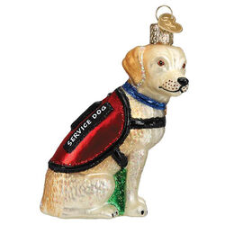 Old World Christmas Ornament - Service Dog