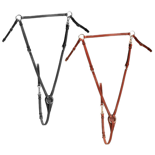 Tory Leather Flat Hunt Breastplate image number null