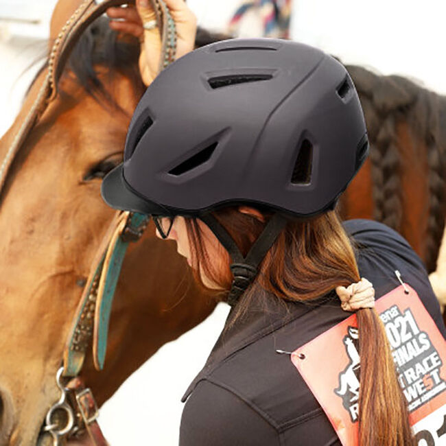 Troxel Terrain Helmet - Black Duratec - Closeout image number null