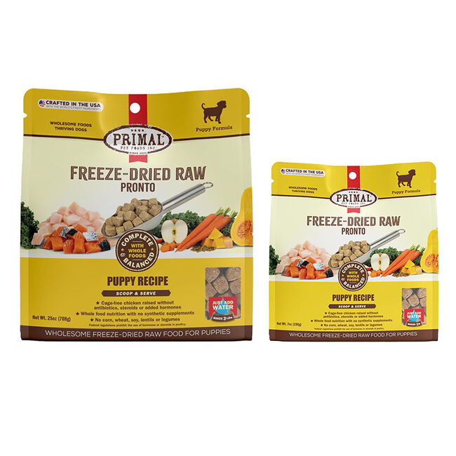 Primal Pronto Freeze-Dried Raw Dog Food - Puppy Recipe image number null