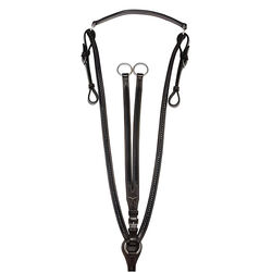 Bobby's English Tack Silver Spur Hand-Braided Breastplate