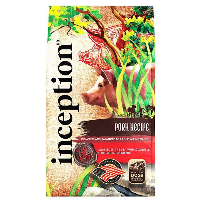 Inception Pet Food Pork Recipe Dry Dog Food image number null