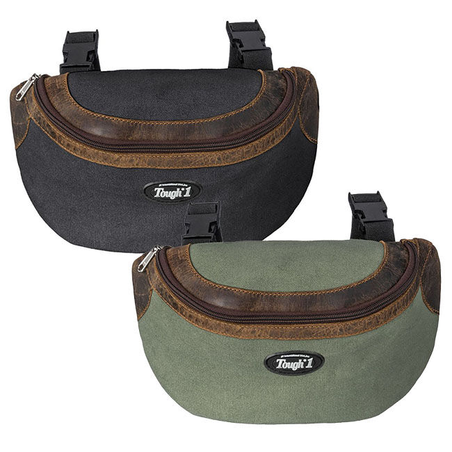 Tough-1 Canvas Saddle Bag – Western Trail Riding, Black Or Brown, 61-9267