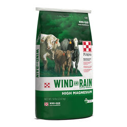 Purina Mills Wind & Rain Hi-Mag Cattle Mineral - 50 lb