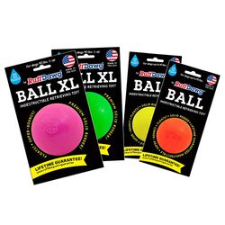 Ruff Dawg Ball - Rubber Retrieving Dog Toy - Assorted Colors