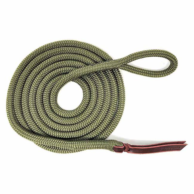 Knotty Girlz 9/16" Diameter Premium Polyester Yacht Braid Lead Rope with Loop End image number null