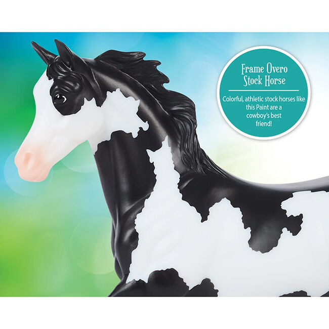 Breyer Black Frame Overo Stock Horse image number null