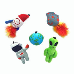 FabCat Outer Space Cat Toys - Assorted