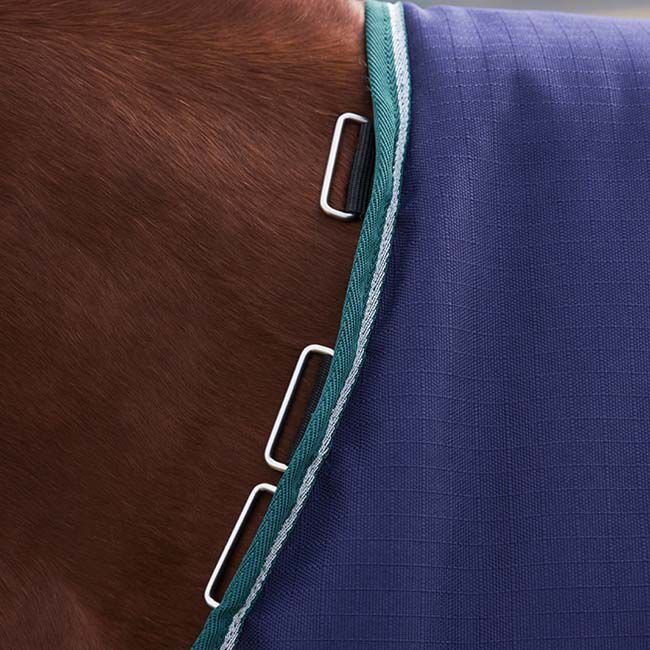 WeatherBeeta ComFiTec Plus Dynamic Turnout Detach-a-Neck (0g Fill) - Navy/Forest Green image number null