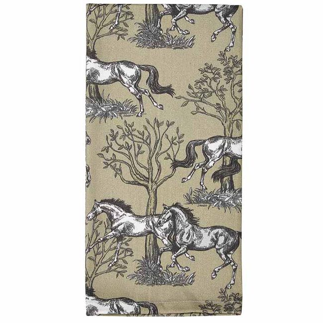 AWST Flour Sack Kitchen Towel - Lila Beige Toile image number null