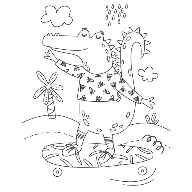 Amazing Animals Coloring Book: Glittery, Soft-Touch Coloring Pad for Kids Ages 3-6 image number null