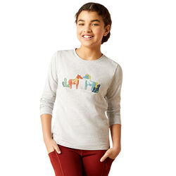 Ariat Kids' Winter Fashions Long Sleeve Tee - Heather Grey