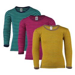 Engel Kids' Wool/Silk Blend Long Sleeve Shirt