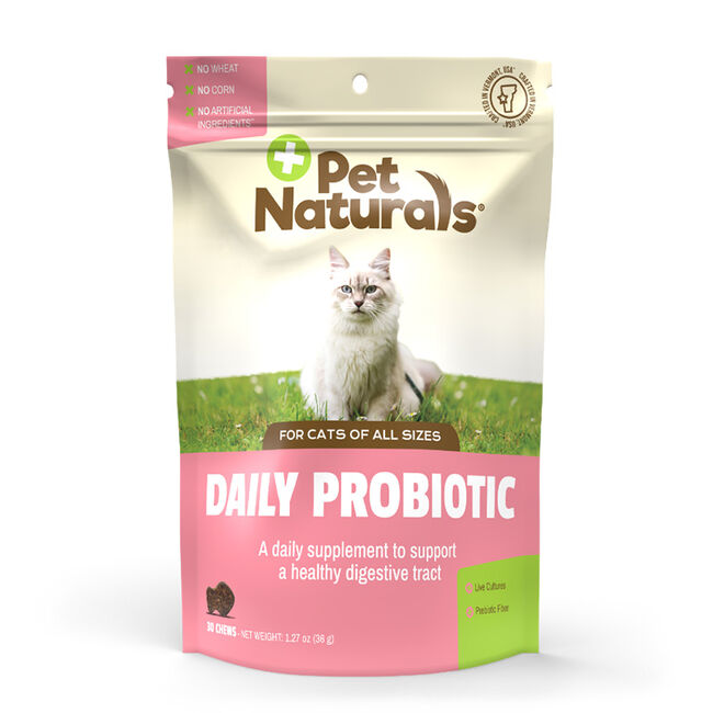 Pet Naturals of Vermont Daily Probiotic Chews for Cats image number null