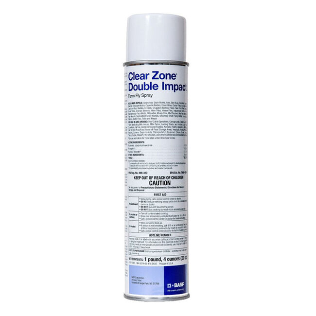 BASF Clear Zone Double Impact Farm Fly Spray - 20 oz image number null