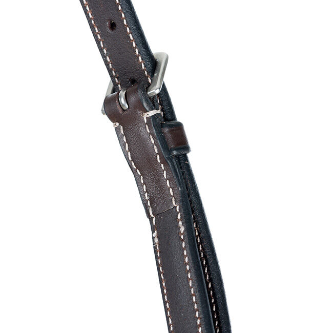 Equinavia Valkyrie Fancy Stitched Standing Martingale - Chocolate Brown image number null
