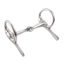 Weaver Equine Miniature Bit with 1-1/2" Rings and Half Cheek
