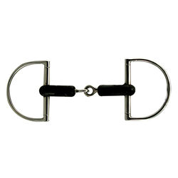 Coronet Stainless Steel Hunter Dee Bit with Rubber Mouth