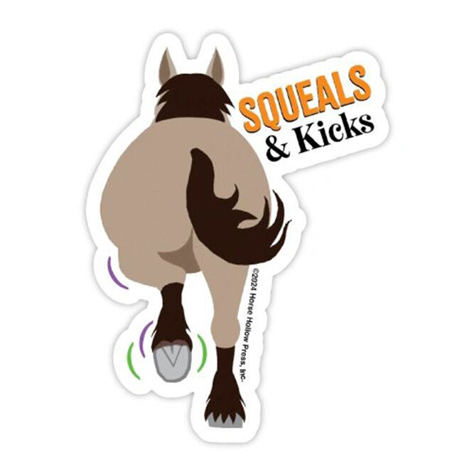 Horse Hollow Press Die-Cut Sticker - Squeals & Kicks image number null