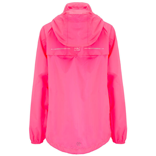 Mac in a Sac Unisex Origin II Packable Waterproof Jacket - Neon Pink image number null