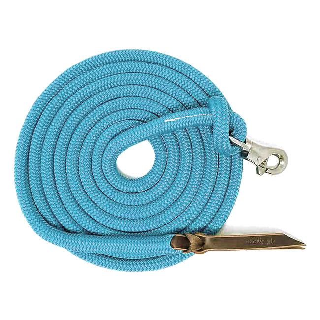 Knotty Girlz 9/16" Diameter Premium Polyester Yacht Braid Lead Rope with Trigger Bull Snap End image number null