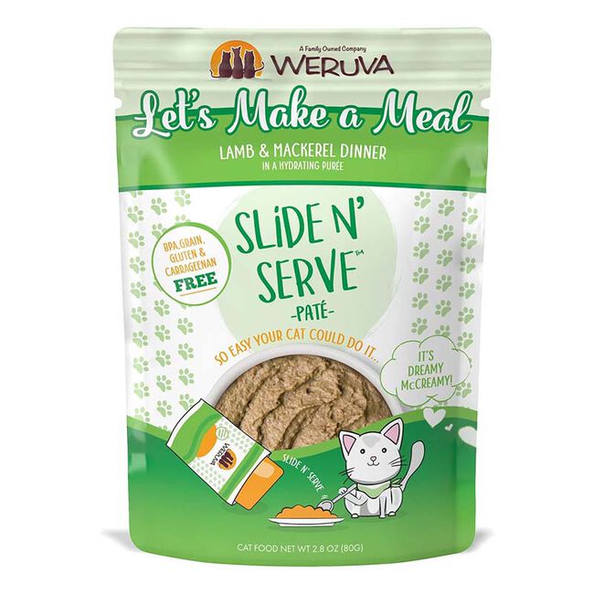 Weruva Cat Pate Cat Food - Let's Make a Meal Lamb & Mackerel Dinner - 2.8 oz image number null