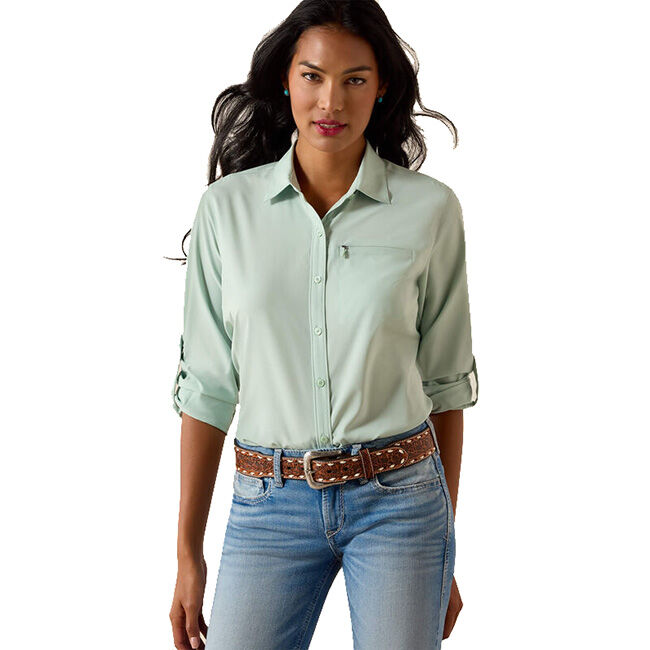 Ariat Women's VentTEK Shirt - Silt Green image number null