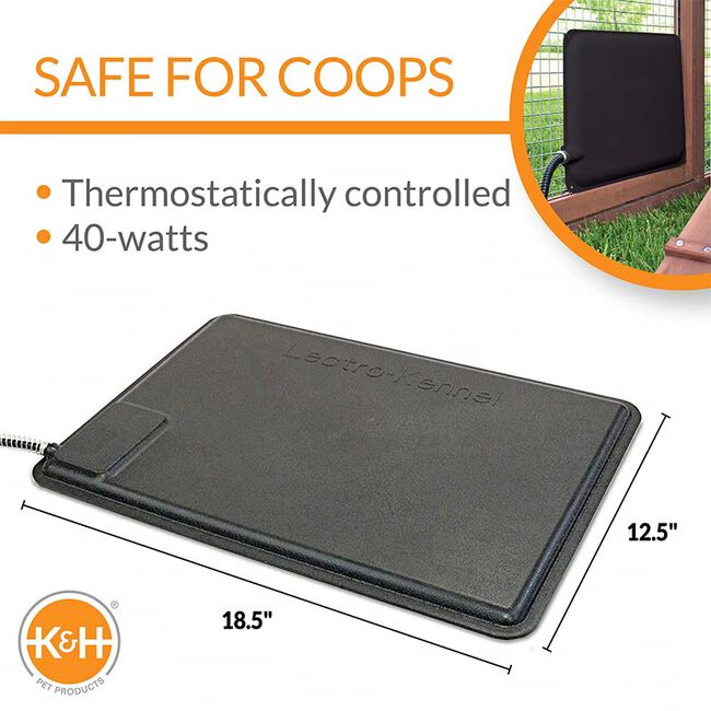 K & H Pet Thermo-Chicken Heated Pad wall mount image number null