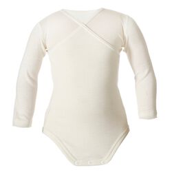 Ruskovilla Infant Long Sleeve Wool/Silk Blend Bodysuit